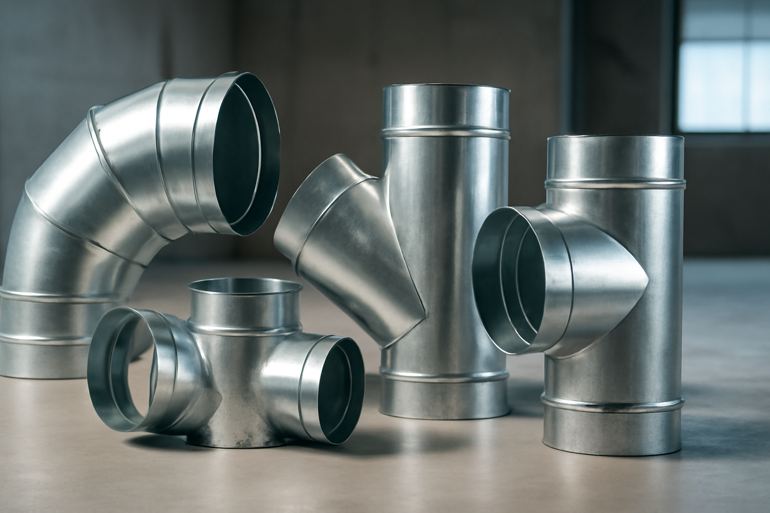 Duct Fittings: Elbows, Tees, Reducers & Transitions