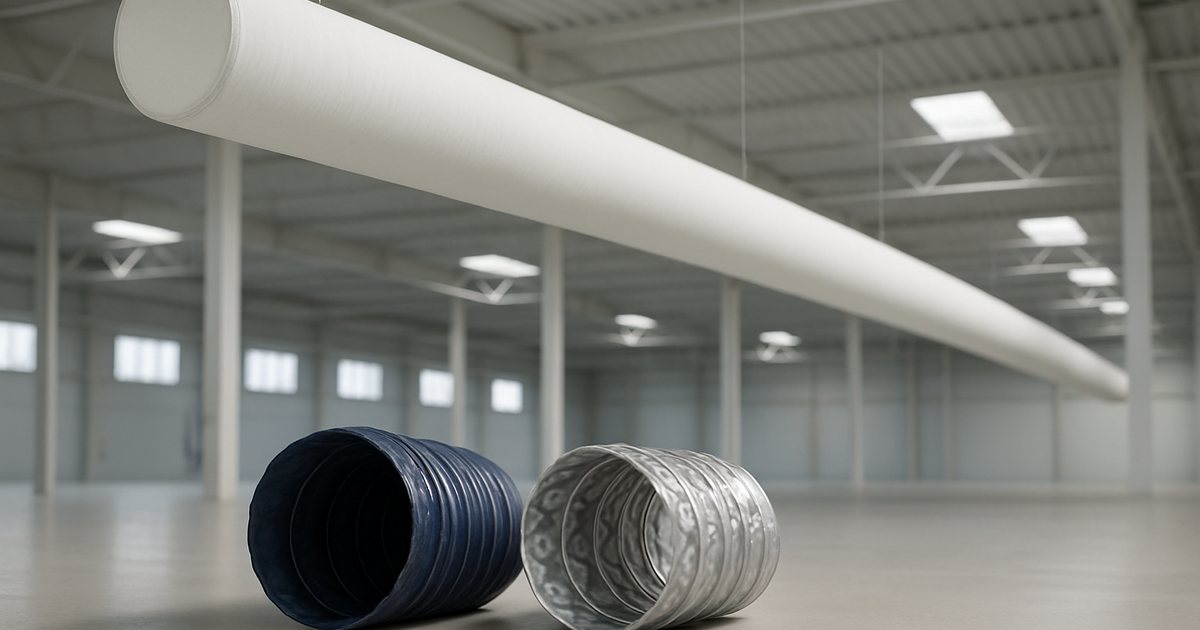 Fabric Duct Guide: Materials, Sizing & Cost Per Foot [2026]